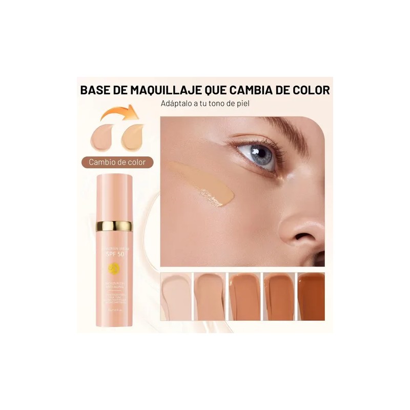 1 Bio Foundation 4 En 1 Base Hidratante Que Cambia
