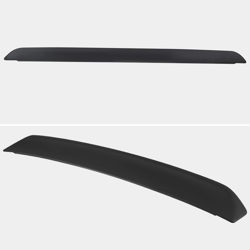 Spec-D Tuning Matte Black "SRT Style" ABS Rear Trunk Spoiler
