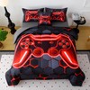 JQinHome Queen Size Gaming Bedding Set 6-Piece Comforter for Boys