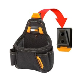 TOUGHBUILT TB-CT-25 Tape Measure All Purpose Pouch Tool Belt Utility Waist Bag