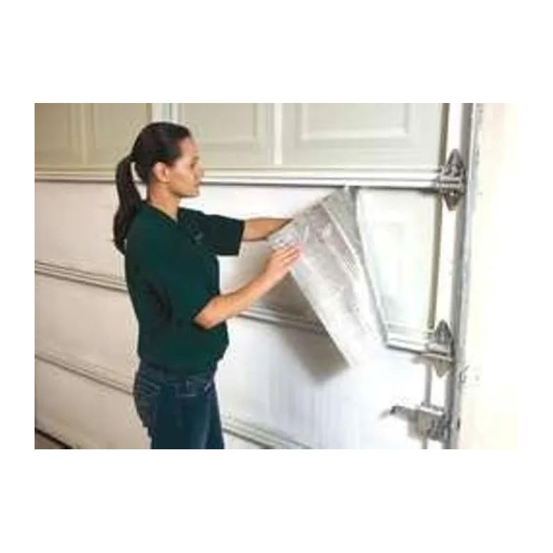 NASATech Reflective 2 Car White Poly-Foam Garage Door Insulation Kit