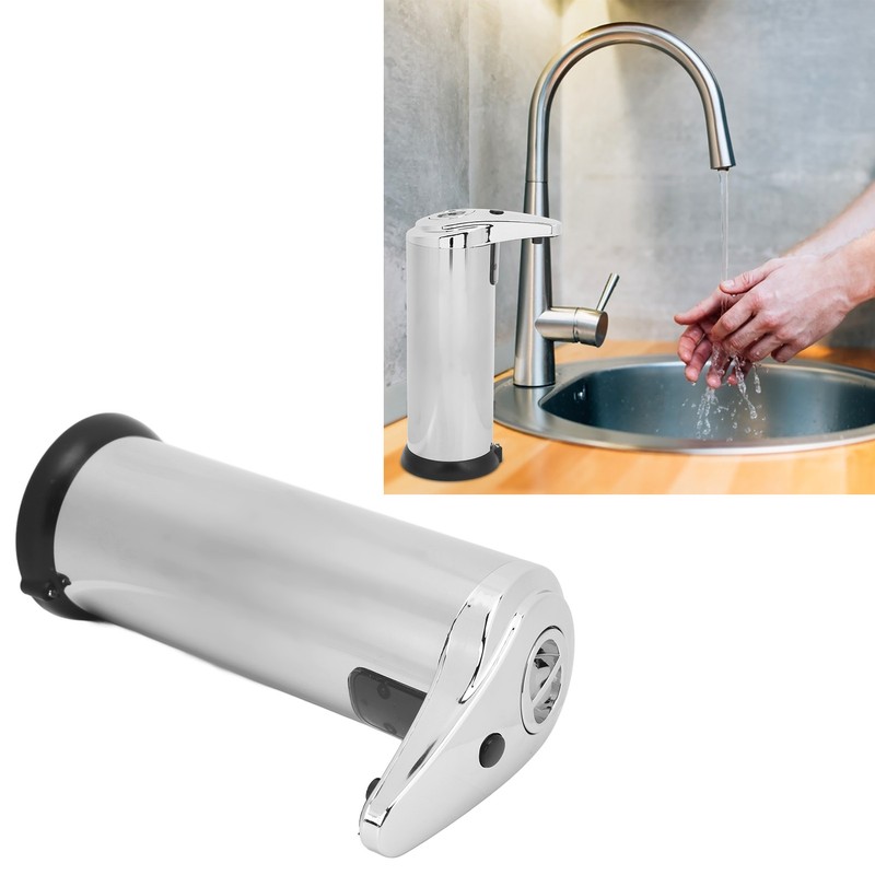 Soap Dispenser Infrared Induction Stainless Steel Contactless Automatic Soap Container