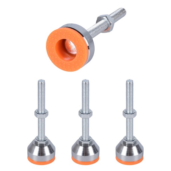 SPDYCESS Pack of 4 Heavy Duty Machine Base, M10 x