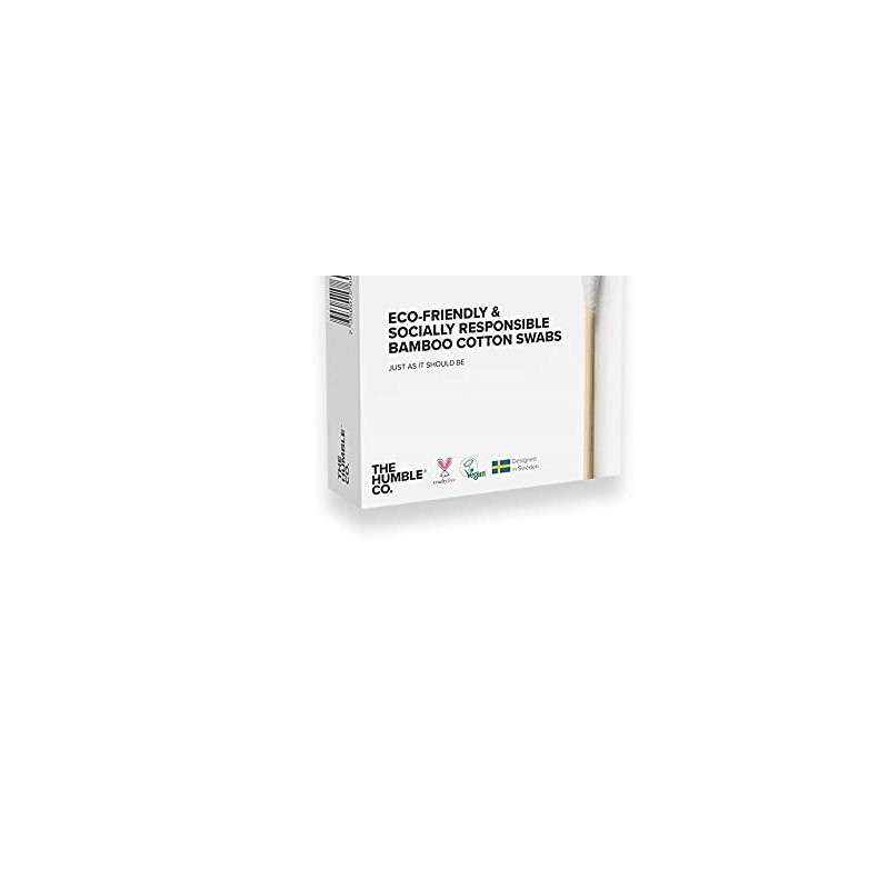The Humble Co. 100 Natural White Cotton Buds