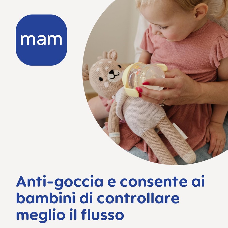 MAM Starter Cup with Non-Slip Handles and Spout 4 Months