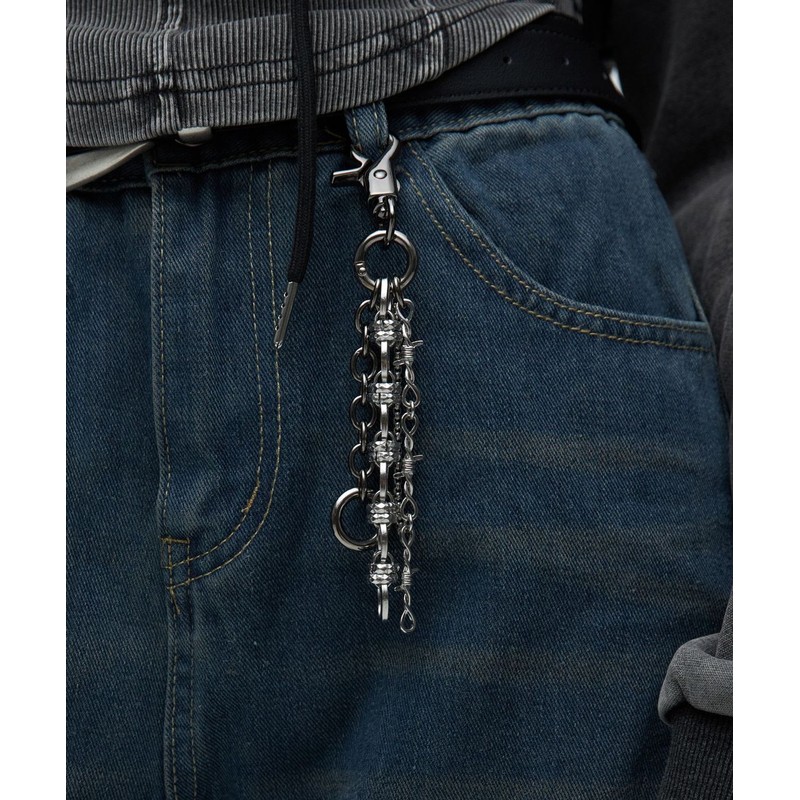 Milk Wave Quattro Pulse Chain Key Ring