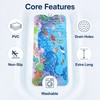 Extra-Long Cartoon Non-Slip Bathtub Mat – PVC Bath and Shower
