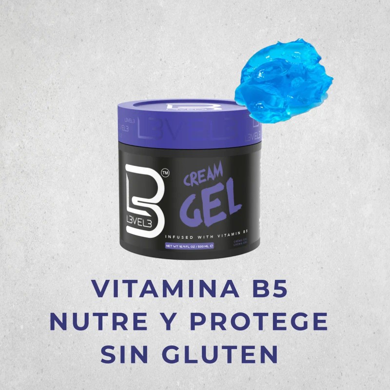 Crema En Gel Para Peinar Level 3 Fijación Y Volumen