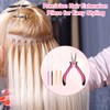 Hair Extension Pliers Kit, Hair Loop Pull Through Tool, Hair