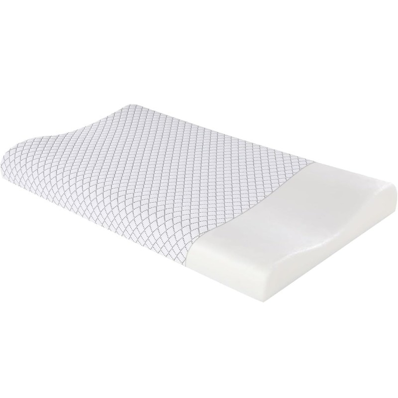 SUQ I OME Slim Sleeper-Ultra Thin Memory Foam Pillow for