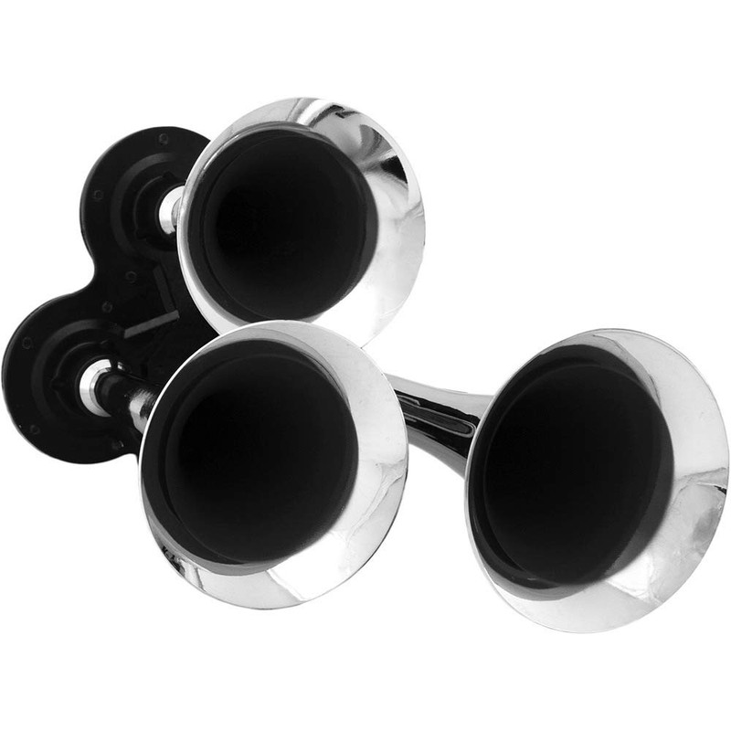 Vixen Horns Train Horn Kit for Trucks/Car/Motorcycle. Complete System with