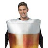 Rasta Imposta Beer Pint Costume, Gold, One Size