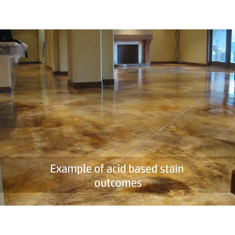 Concrete Acid Stain | Aqua Blue 1 Gallon