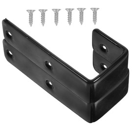 Vaguelly Bunk Bed Ladder Hook Bracket Heavy Duty Plastic Fixing Hooks for Bed Safety Includes Screws and Organizing Items