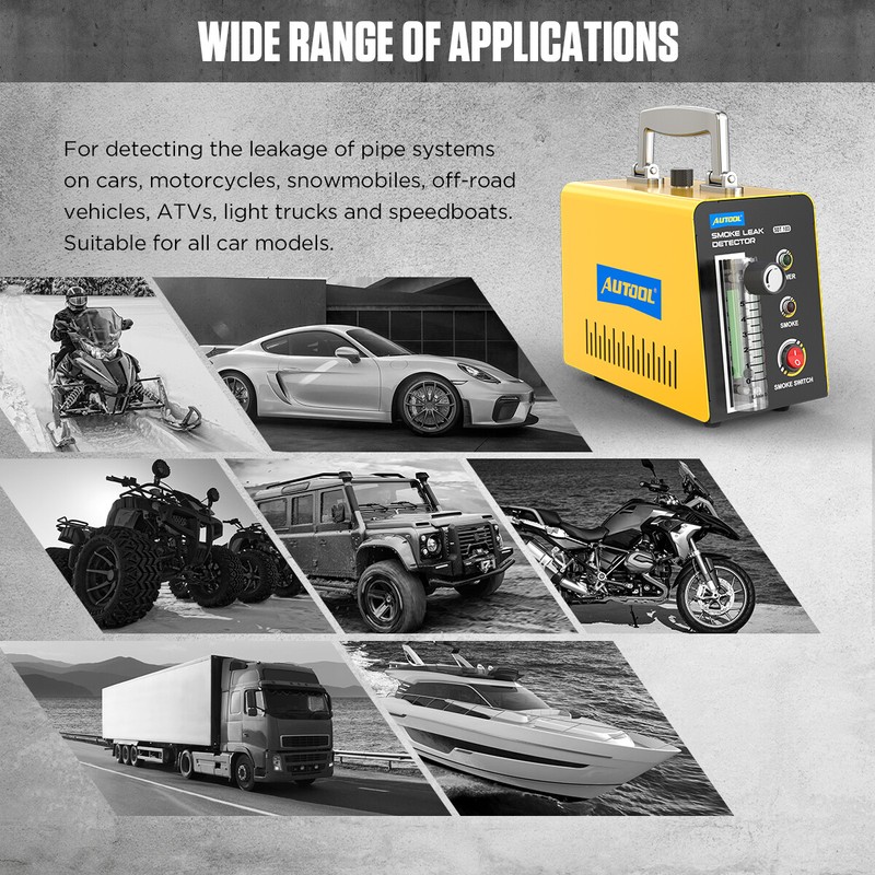 AUTOOL® SDT103 Automotive EVAP Smoke Machine Leak Detector Car Diagnostic
