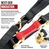 SHOCKSTRAP Ratchet Strap, 10' x 1" Shock Absorbing Heavy Duty