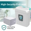 Bonsaii Secure Shredder, Home Office Shredder, high Security, 6-Sheet, Cross-Cut
