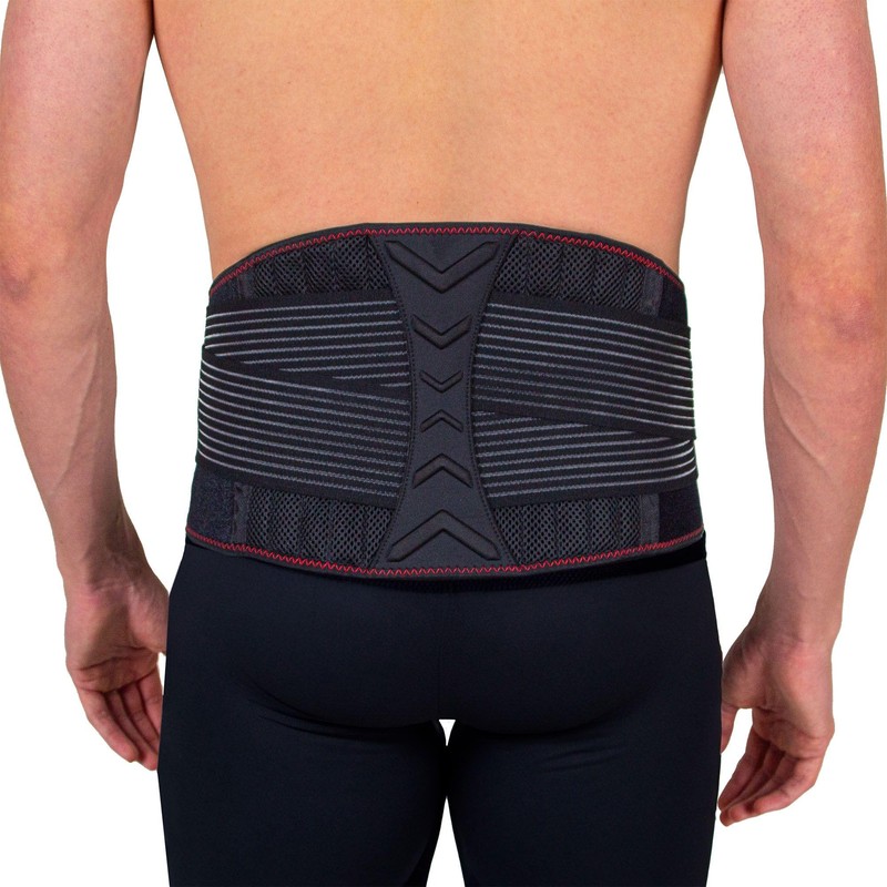 Gladiator Sports Back Brace with Rods - Back Support -