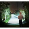 The battery Connection LED flashlight Tactical torch + battery