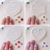 KEOKER Polymer Clay Molds - 12 Pcs Mini Floral Clay