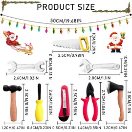 Lets Joy Miniature Accessories, Pack of 10 Miniature Tool Box, Dollhouse Tool Box, Miniature Gnome Accessories, Christmas Decorative Ornaments, Mini Dollhouse Accessories, Tool Box