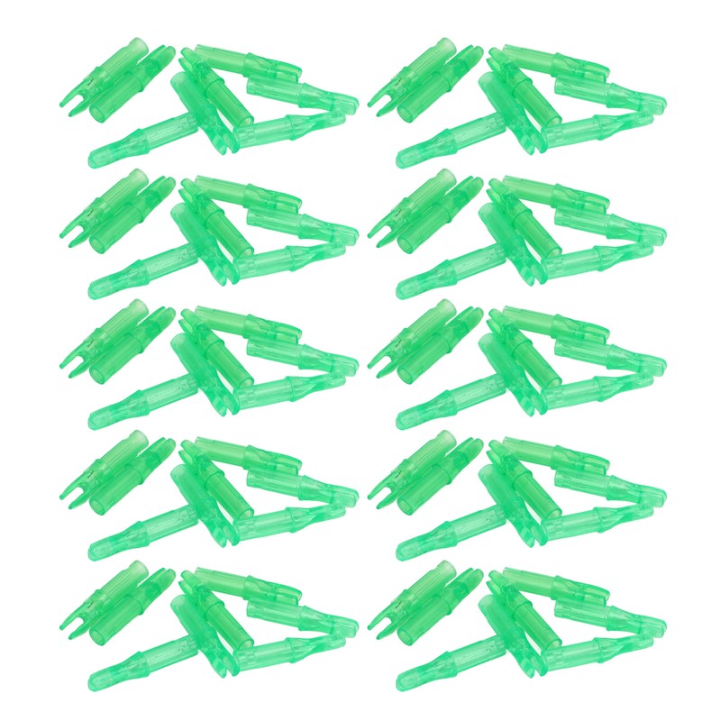 100pcs Archery Arrow Nock Durable Plastic Insert Arrow Nocks Light