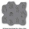 A8 'Bug Pattern' Unmounted Rubber Stamp (RS00021856)