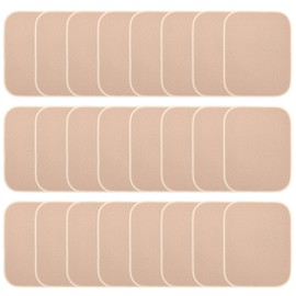 25 piezas de maquillaje cuadrado suave para mujer, base de maquillaje para ojos, cara, maquillaje facial suave, polvos, aplicadores de rubor, esponjas para uso seco y húmedo