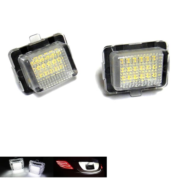RZG 2x LED Rear Licence Number Plate Light White Canbus