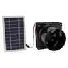 10W 12V Solar Powered Exhaust Fan for Round Pipe ABS