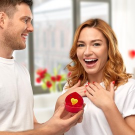 Della Stella Heart Shaped Pop up Gift Box,Surprise Pop up Valentines Gift Box,Birthday or Valentine's Day Gifts for Classroom,Wife,Girlfriend