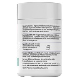 Nutra-Life NutraLife L-Theanine + Magnesium 60 Capsules