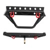 RC Crawler Bumper Black Front and Rear Bumper with Winch