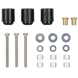 Tamiya 15528 Mini 4WD Upgrade Part No. 528 High Mount Tube Stubby Set (Black)