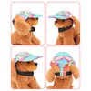 PET SHOW Dog Baseball Cap Tie Dye Dog Visors for