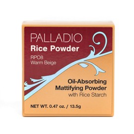 Palladio Rice Powder, Polvo Suelto Fijador, Absorbe el Aceite, Deja la Piel con Aspecto y Sensación Suave, Ayuda a que el Maquillaje Dure Más Tiempo Para un Aspecto Impecable y Fresco, Warm Beige