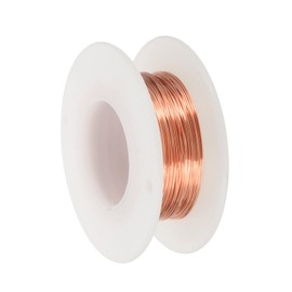 PATIKIL 99.9% Pure Copper Wire for Jewelry Making, 26 Gauge (0.4mm) Copper Craft Wire 100 Feet Beading Jewelry Making Supplies for Crafting Wreath Electroculture Gardening
