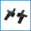 A ABSOPRO Pair Black Car Plastic Parcel Shelf Retaining Clips