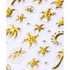 Sea Nail Stickers for Nail Art - 3 Sheets 5D