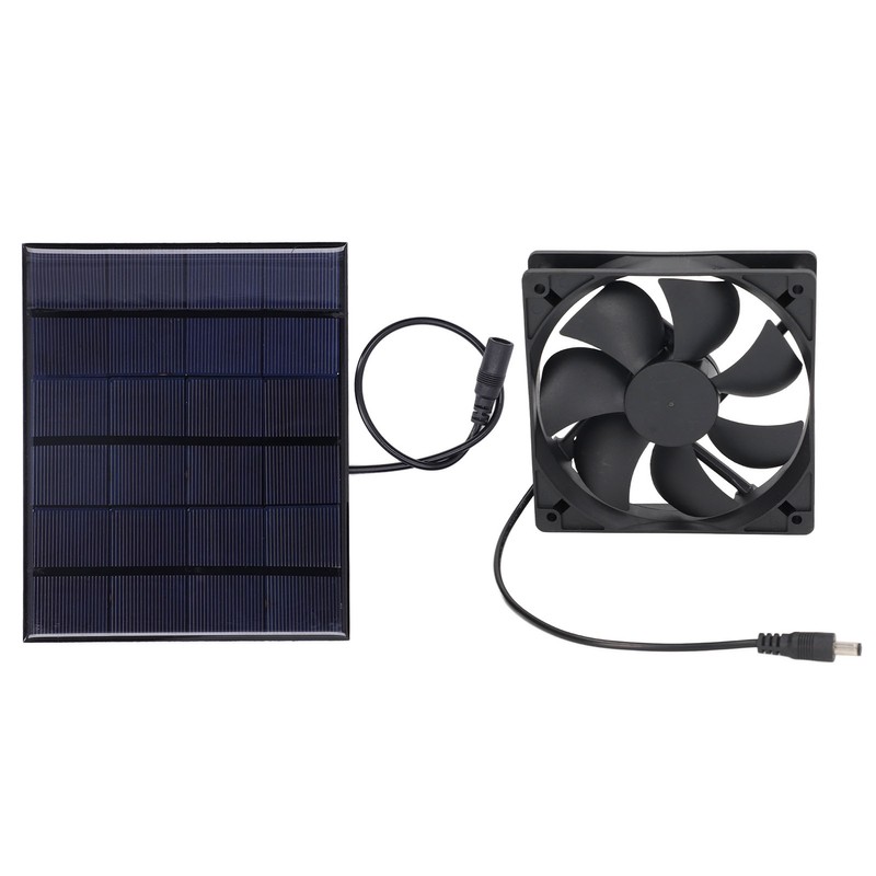 Solar Panel Powered Fan Portable 3.5W 6V Solar Exhaust Fan