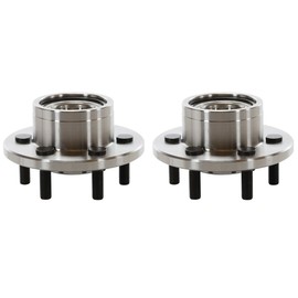 AutoShack Front Wheel Hub Bearing Pair of 2 Driver and Passenger Side Replacement for 1997-2004 Dodge Dakota 1999-2003 Durango 2.5L 3.7L 3.9L 4.7L 5.2L 5.9L V6 V8 RWD 6-Lug HB615034PR