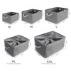 Mangata Collapsible, Thickened Linen Storage Box with Rope Handles (Washable,