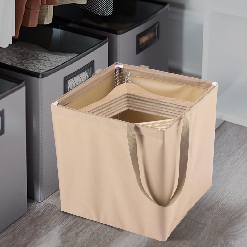 YUJHON Clothes Hanger Organizer Holder with Handles Hanger Storage Triangle