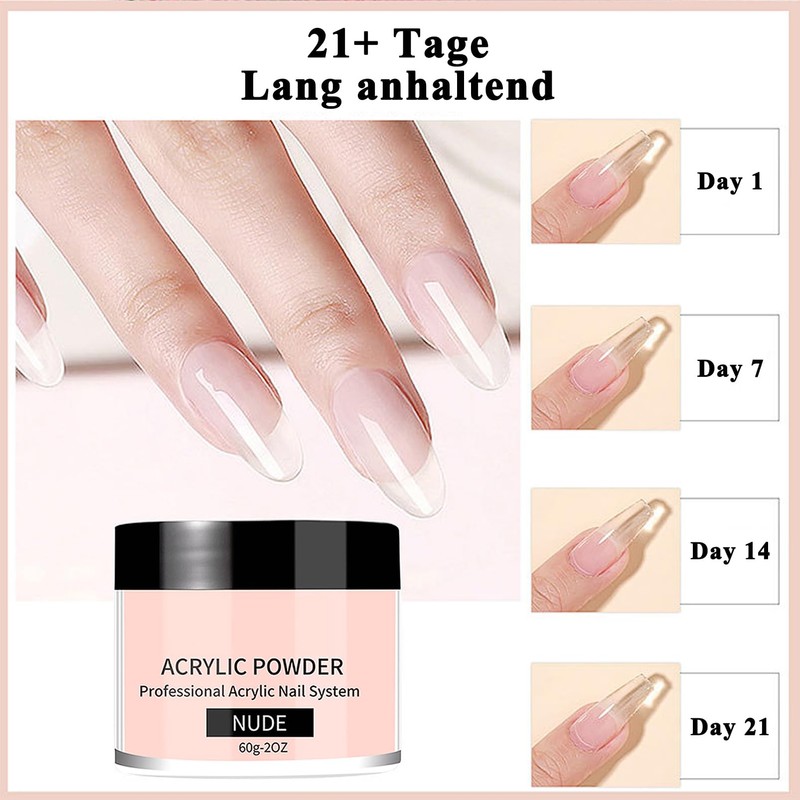 Virellay Dipping Powder Nails, 60 g Acrylic Powder Nails Nude