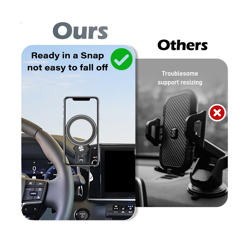 Car Phone Holder for 2025 2026 Toyota Camry 12.3" Screen