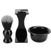 Shaving Brush Set, Men's Shaving Set with Shaving Brush Holder,