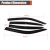 labwork Window Visors Shade Sun Rain Guards Cover Wind Vent