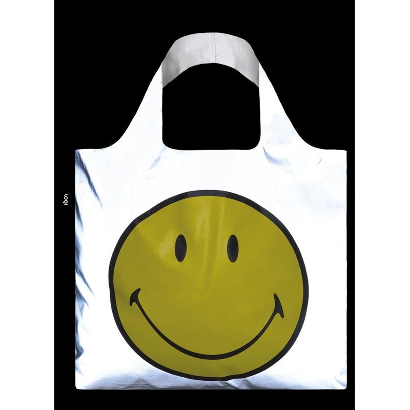 LOQI (Low Key) Eco Bag Reflective Smiley (Re. SM)