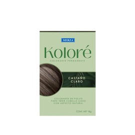 Merza Tinte Koloré Sin Peroxido Sin amoniaco Tonos Castaños Sin Matratar (Castaño, Claro)