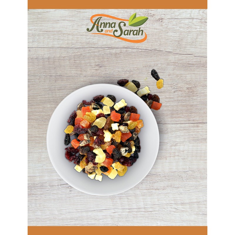 Anna and Sarah Mini Fruit Trail Mix, Dried Fruits Assortment,